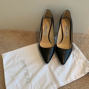 Jimmy Choo Romy black leather